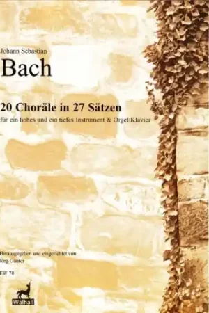 Incontournable - Bach J.s. 20 Chorale IN 27 Satzen Violon, Violoncelle et Piano