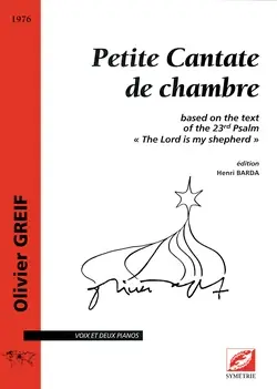 Greif O. Petite Cantate de Chambre Voix et 2 Pianos - Remise