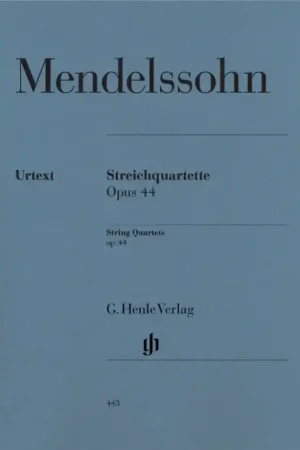 Soldes - Mendelssohn B. Quatuor A Cordes OP 44