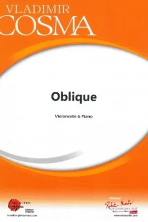 Bientôt épuisé | Cosma V. Oblique Violoncelle et Piano