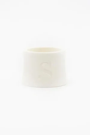 Syos Ligature Saxophone Baryton Blanc | Prix promo