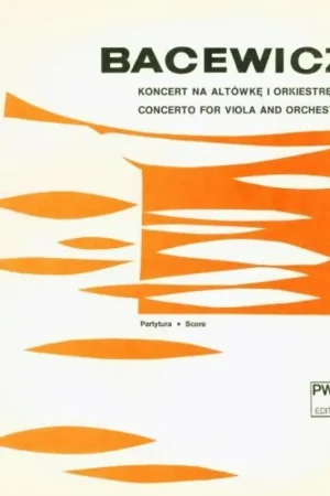 Prix bas - Bacewicz G. Concerto Alto