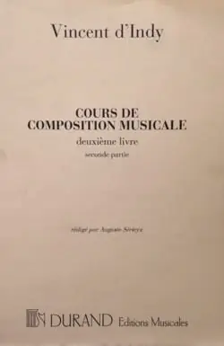 Stock presque épuisé | D'indy V. Cours Composition Vol 2 2ME Partie