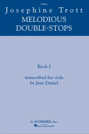 Trott J. Melodious DOUBLE-STOPS Vol 1 Alto - Meilleure vente