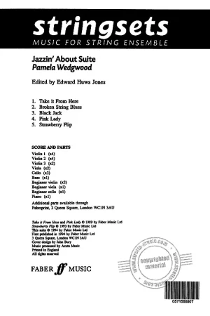 Wedgwood P. Jazzin' About Suite String Ensemble - Direct fabricant