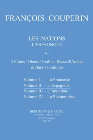 Premium | Couperin F. Les Nations: L'espagnole Flutes, Basse D'archet et Basse Continue