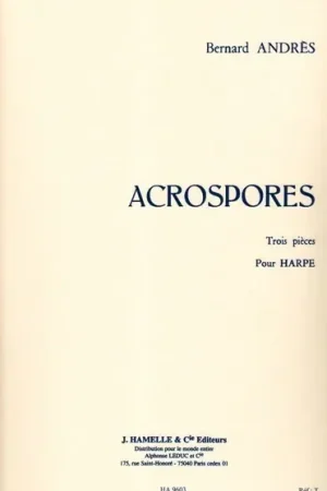 Offre - Andres B. Acrospores Harpe