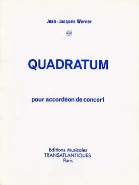 Nouveau chez nous - Werner J.j. Quadratum Accordeon