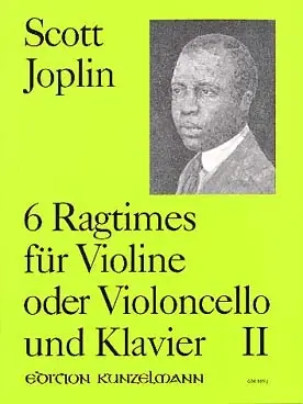 Joplin S. 6 Ragtimes Vol 2 Violon/violoncelle - Plus que quelques pièces
