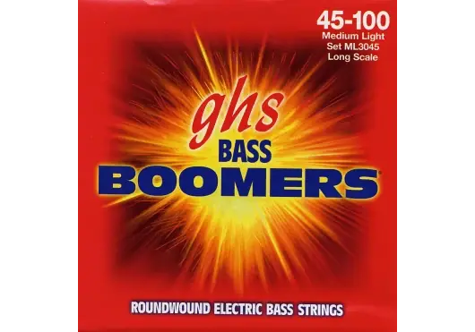 Achetez maintenant | Jeu de Cordes Basse Ghs Strings 3045ML Boomers File Rond 45/100