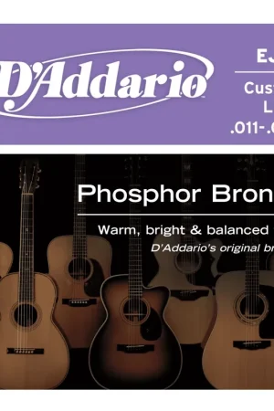 Bon prix - Jeu de Cordes Acoustique D'addario EJ26 Phosphore Bronze 11/52