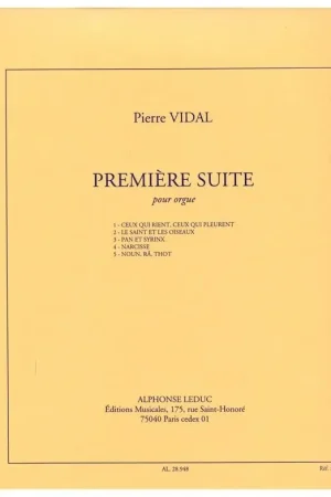 Vidal P. Suite N°1 Orgue | En stock
