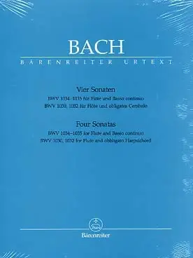 Bach J.s. 4 Sonates Flute - Meilleure vente