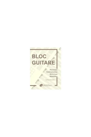 Bloc Guitare - Tablatures, Grilles et Chord Boxes - Offre limitée