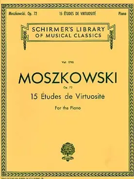 Moszkowski M. Etudes de Virtuosite OP 72 Piano | Achetez en ligne