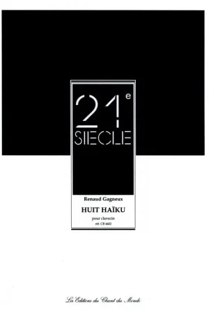 Gagneux R. Haiku OP 54BIS Clavecin | Recommandé