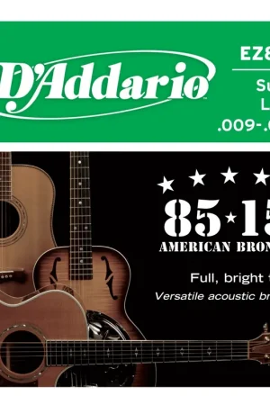 Jeu de Cordes Acoustique D'addario EZ890 85/100 Bronze 09/45 - Dernier arrivage