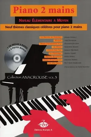 Piano 2 Mains 9 Themes Celebres Pour Piano | Aujourd'hui seulement