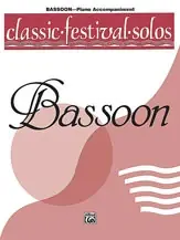 Disponible | Classic Festival Solos Basson Acc. Piano