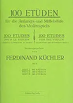 Kuchler F. 100 Etudes Opus 6 Vol 1 Violon - Très apprécié des clients
