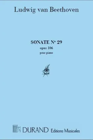 Beethoven L.v. Sonate N°29 OP 106 Piano | Prix cassé
