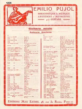 Dernières unités - Pujol E. Triquilandia N°2 Guitare