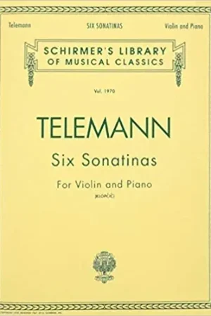 Telemann G.p. 6 Sonatines Violon-1 - Premium