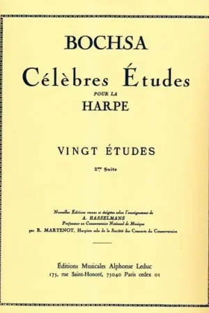 Bochsa R.n. 20 Etudes 2ME Suite Harpe - Envoi rapide