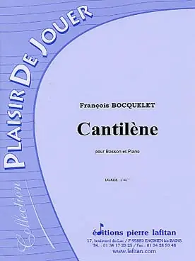 Super offre | Bocquelet F. Cantilene Basson