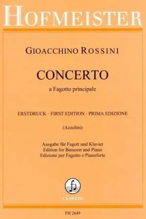 Très demandé - Rossini G. Concerto Basson