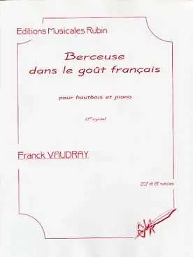 Vaudray F. Berceuse Dans le Gout Francais Hautbois - Retour gratuit