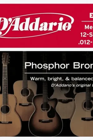 Jeu de Cordes Acoustique D'addario EJ39 Phosphore Bronze - Coup de cœur des clients