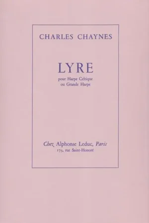Très demandé - Chaynes C. Lyre Harpe