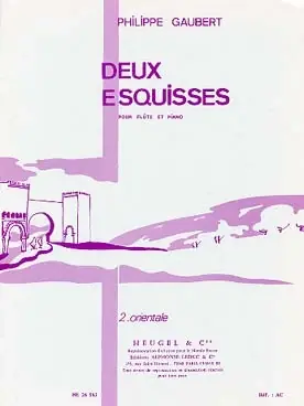Gaubert P. Esquisse N°2 Orientale Flute | Incontournable