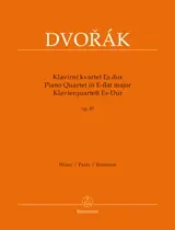Achetez dès aujourd'hui - Dvorak A. Quatuor Mib Majeur OP 87 Cordes Piano