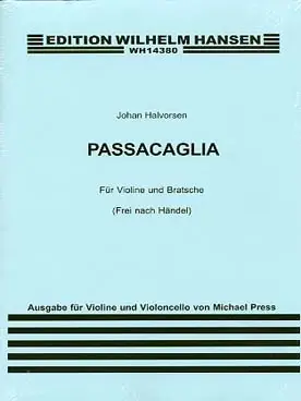 Halvorsen J. Passacaglia D'apres Haendel Violon Cello | Ajoutez au panier
