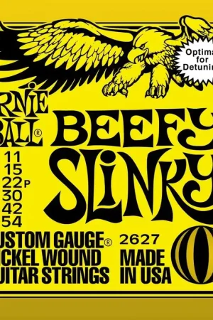 Jeu de Cordes Ernie Ball 2627 Beefy Slinky 11-54 - Nouveau chez nous