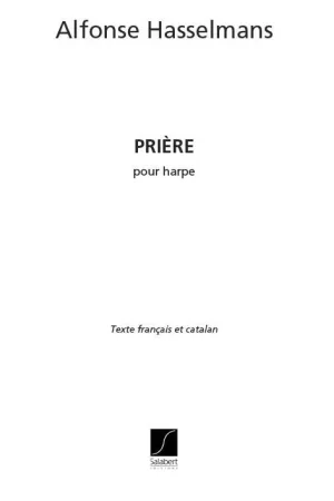 Hasselmans A. Priere Harpe | Prix en baisse
