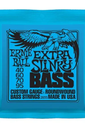 Premium - Jeu de Cordes Basse Ernie Ball 2835 Extra Slinky Bass 40-95