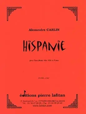 Carlin A. Hispanie Saxo Mib - Disponible maintenant