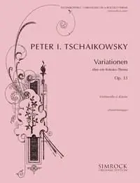 Tchaikovsky P.i. Variations Sur UN Theme Rococo OP 33 Violoncelle - Réduction