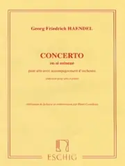 Achetez dès maintenant | Haendel G.f. Concerto SI Mineur Alto