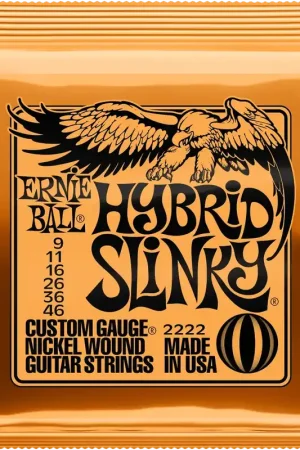 Jeu de Cordes Ernie Ball 2222 Hybrid Slinky 9-46 | Satisfait ou remboursé