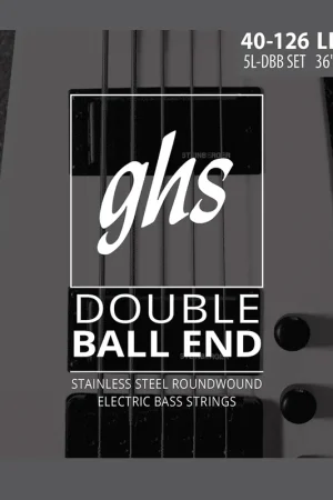 Direct usine | Jeu de Cordes Basse Ghs Strings 5LDBB Double Boule Stainless Steel