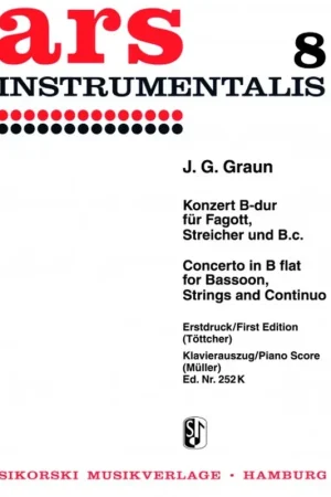Prix promo - Graun J.g. Concerto B Flat Basson