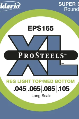 Promotion - Jeu de Cordes Basse D'addario EPS165 Prosteel File Rond