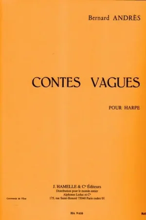 Andres B. Contes Vagues Harpe - Petit prix