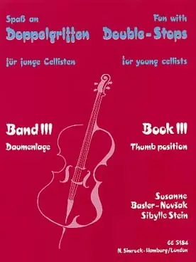 Commandez dès aujourd'hui | BASLER-NOVSAK S./ Stein S. Spass AN Doppelgriffen Vol 3 Violoncelle