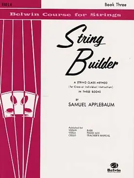 Applebaum String Builder Vol 3 Alto Eleve - Offre à durée limitée