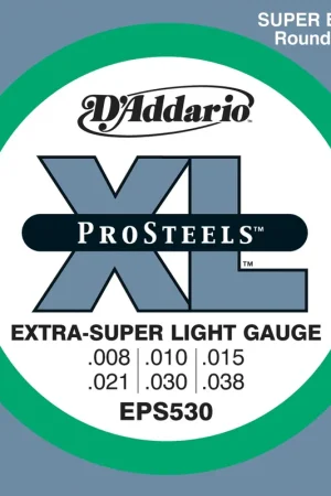 Jeu de Cordes D'addario EPS530 8/38 Prosteel File Rond | Tout juste ajouté